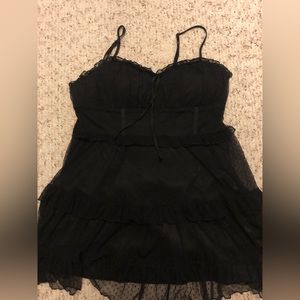 Black mini dress (y2k)